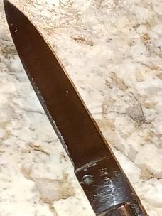 Vintage Inox Black  Stiletto  8".