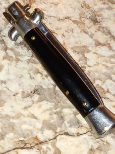 Vintage Inox Black  Stiletto  8".