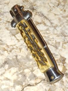 Vintage AKCi. Stag  Stiletto  7 1/4".