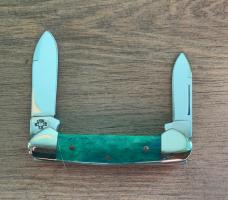 CASE Baby Butterbean Knife Blue/Green Appaloosa