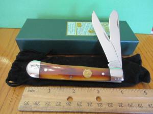 Canal Street Cutlery 2010 Smooth Sunset Bone Full Moon Trapper Item # 215404 Serial #12