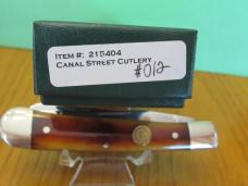 Canal Street Cutlery 2010 Smooth Sunset Bone Full Moon Trapper Item # 215404 Serial #12