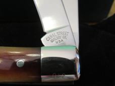 Canal Street Cutlery 2010 Smooth Sunset Bone Full Moon Trapper Item # 215404 Serial #12