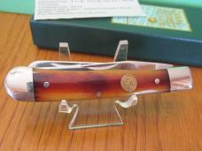 Canal Street Cutlery 2010 Smooth Sunset Bone Full Moon Trapper Item # 215404 Serial #12