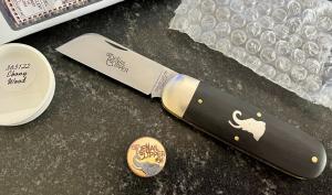 Great Eastern Cutlery Tidioute 363122 Toenail Clipper, Ebony Wood Handle, GEC 36, New 