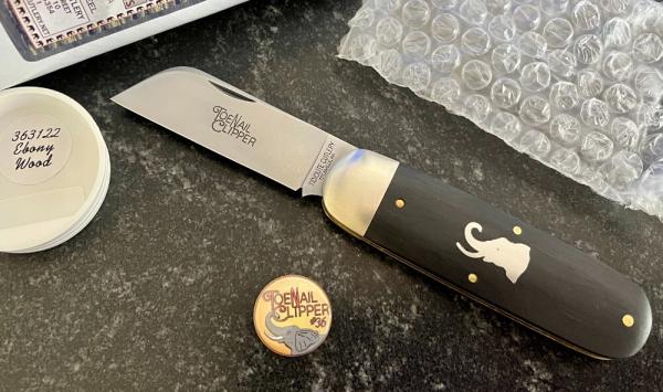 Great Eastern Cutlery Tidioute 363122 Toenail Clipper, Ebony Wood Handle, GEC 36, New Great Eastern Cutlery Tidioute 363122 Toenail Clipper, Ebony Wood Handle, GEC 36, New