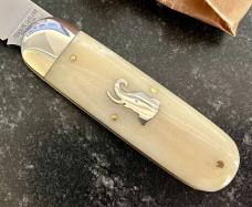 Great Eastern Cutlery Tidioute 363122 Toenail Clipper, India Smooth White Bone Handle, GEC 36, New Great Eastern Cutlery Tidioute 363122 Toenail Clipper, India Smooth White Bone Handle, GEC 36, New