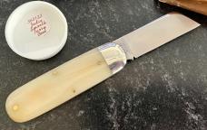 Great Eastern Cutlery Tidioute 363122 Toenail Clipper, India Smooth White Bone Handle, GEC 36, New Great Eastern Cutlery Tidioute 363122 Toenail Clipper, India Smooth White Bone Handle, GEC 36, New
