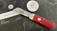 Great Eastern Cutlery Northfield 363122 Toenail Clipper, Blood Red Jigged Bone Handle, GEC 36, New 