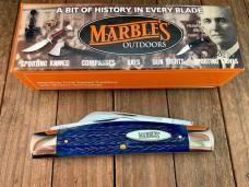 Marbles by Dave Shirley Congress Blue Pin Feather Jigged Bone Gladstone MI 