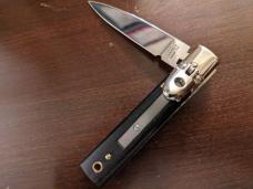 AGA CAMPOLIN SLIM LEVERLOCK 15CM 6" TRIO...STAG, BRAZILIAN HORN, EBONY WOOD
