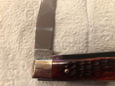 Case XX U.S.A. 6254 7 dots red bone
