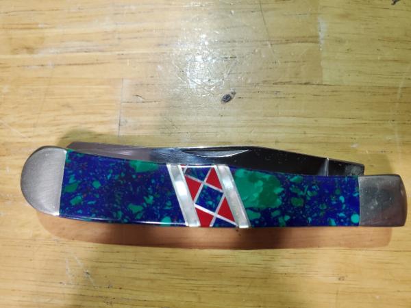Case Knife EX254 SS - Exotic Azurite Series Trapper Case Knife EX254 SS - Exotic Azurite Series Trapper
