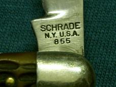 VINTAGE SCHRADE NY USA 855 STAINLESS STOCKMAN CATTLEMANS FOLDING POCKET KNIFE KNIVES OLD VINTAGE SCHRADE NY USA 855 STAINLESS STOCKMAN CATTLEMANS FOLDING POCKET KNIFE KNIVES OLD