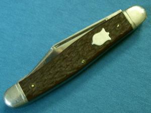 VINTAGE CAMILLUS NY USA 68 STOCKMAN CATTLEMANS FOLDING POCKET KNIFE KNIVES OLD