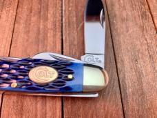Colt Scout Knife Blue Jigged Bone Discontinued
