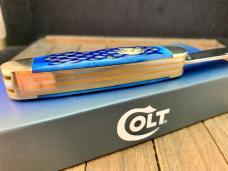 Colt Scout Knife Blue Jigged Bone Discontinued