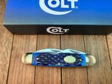Colt Scout Knife Blue Jigged Bone Discontinued