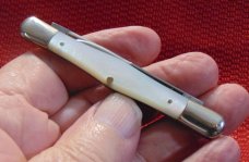  VINTAGE KA-BAR TUXEDO PATTERN GENUINE PEARL 1923-1952