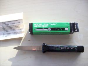 Nato Military Springer Camo OTF UNUSED W/Original Box Paper