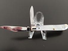 QUEEN CHECKER CUT MOTHER OF PEARL 