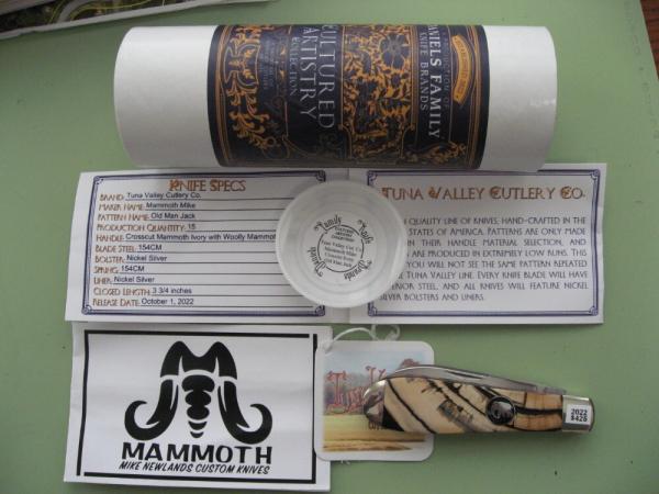 TUNA VALLEY OLD MAN JACK MAMMOTH MIKE CROSSCUT IVORY #2