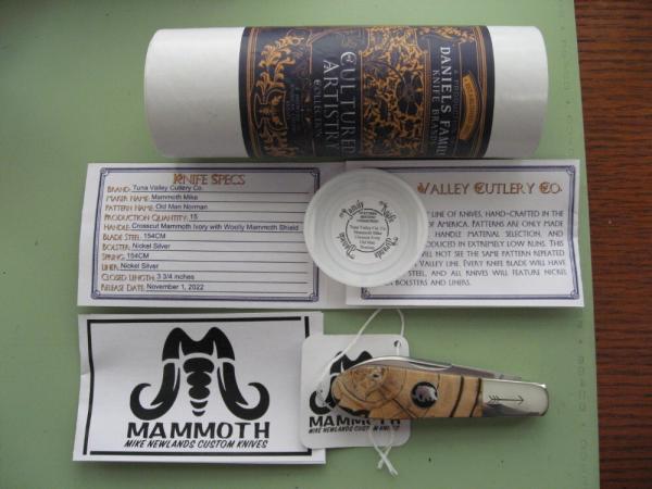TUNA VALLEY OLD MAN NORMAN MAMMOTH MIKE CROSSCUT IVORY #1