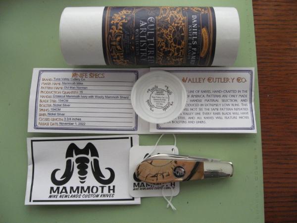 TUNA VALLEY OLD MAN NORMAN MAMMOTH MIKE CROSSCUT IVORY #2