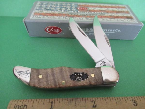 Case XX 2020 Curly Maple Pocket Hunter Pattern # 72165 SS Case XX 2020 Curly Maple Pocket Hunter Pattern # 72165 SS