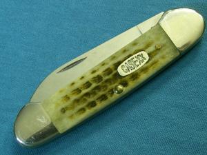 CASE XX USA 1999 62131 SS JIGGED BONE CANOE PEN JACK POCKET KNIFE KNIVES