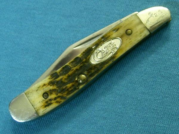 EMMA CASE XX SS USA G6120 219 JIGGED BONE SMALL PEANUT JACK POCKET KNIFE KNIVES