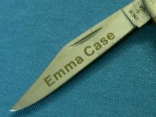 EMMA CASE XX SS USA G6120 219 JIGGED BONE SMALL PEANUT JACK POCKET KNIFE KNIVES EMMA CASE XX SS USA G6120 219 JIGGED BONE SMALL PEANUT JACK POCKET KNIFE KNIVES