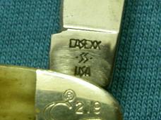 EMMA CASE XX SS USA G6120 219 JIGGED BONE SMALL PEANUT JACK POCKET KNIFE KNIVES EMMA CASE XX SS USA G6120 219 JIGGED BONE SMALL PEANUT JACK POCKET KNIFE KNIVES