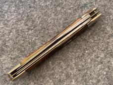 CASE XX 6265 Flat Grind Green Bone Folding Hunter
