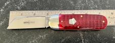 Great Eastern Cutlery Northfield 363122 Toenail Clipper, Blood Red Jigged Bone Handle, GEC 36, New Great Eastern Cutlery Northfield 363122 Toenail Clipper, Blood Red Jigged Bone Handle, GEC 36, New