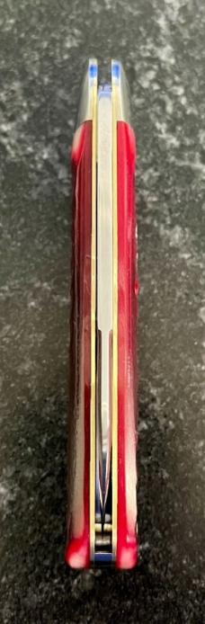 Great Eastern Cutlery Northfield 363122 Toenail Clipper, Blood Red Jigged Bone Handle, GEC 36, New Great Eastern Cutlery Northfield 363122 Toenail Clipper, Blood Red Jigged Bone Handle, GEC 36, New