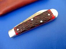 Northwoods Harrison Bay Blood Red Jigged Bone Drop Point Northwoods Harrison Bay Blood Red Jigged Bone Drop Point
