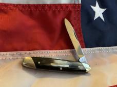 Vintage J A Henckels 2 Blade Gentlemens Knife w/ Buffalo Horn Handles -NOS Vintage J A Henckels 2 Blade Gentlemens Knife w/ Buffalo Horn Handles -NOS