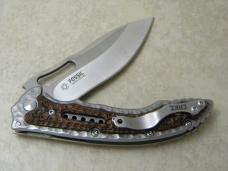 Columbia River Knife & Tool CRKT Fossil Ikoma Design Frame Lock Knife