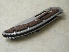 Columbia River Knife & Tool CRKT Fossil Ikoma Design Frame Lock Knife