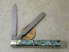 Bulldog Brand Solingen Germany PROTOTYPE Abalone Pearl Doctor's Knife Bulldog Brand Solingen Germany PROTOTYPE Abalone Pearl Doctor's Knife