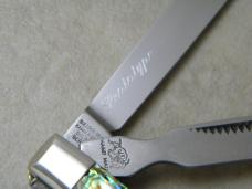 Bulldog Brand Solingen Germany PROTOTYPE Abalone Pearl Doctor's Knife Bulldog Brand Solingen Germany PROTOTYPE Abalone Pearl Doctor's Knife