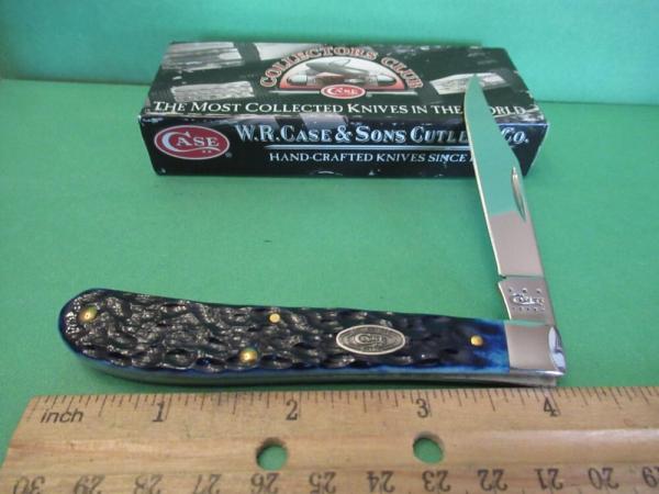 Case XX 2012 Ocean Blue Slimline Trapper Pattern # 61048 SS Case XX 2012 Ocean Blue Slimline Trapper Pattern # 61048 SS