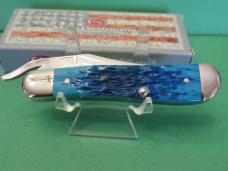 Case XX 2002 Caribbean Blue 1 of 2500 Russlocks Pattern # 61953 L SS Case XX 2002 Caribbean Blue 1 of 2500 Russlocks Pattern # 61953 L SS
