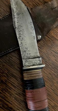 UNION CUTLERY KA-BAR SCAGEL STYLE SKINNER MILITARY UNION CUTLERY KA-BAR SCAGEL STYLE SKINNER MILITARY