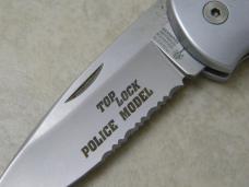 Boker Solingen Germany Top Lock Police Model Combo Blade Knife 