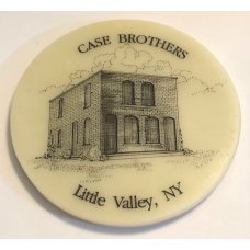 One of a Kind Set of 1989 Case Marble Coasters in Marble Stand One of a Kind Set of 1989 Case Marble Coasters in Marble Stand