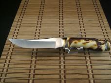SCHRADE U.S.A. UNCLE HENRY 153UH GOLDEN SPIKE FIXED BLADE HUNTING KNIFE MINT NEW CONDITION W/SHEATH