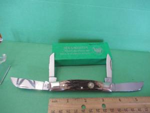 Hen & Rooster Bertram Cutlery Stag Congress Model # 344 DS