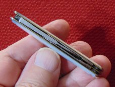 VINTAGE BRIDGE CUTLERY CO. ST. LOUIS ( NORVELL-SHAPLEIGH ) GENUINE PEARL SMALL WHITTLER 1902-1939 VINTAGE BRIDGE CUTLERY CO. ST. LOUIS ( NORVELL-SHAPLEIGH ) GENUINE PEARL SMALL WHITTLER 1902-1939